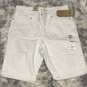 Levi's Women's White Denim Shorts